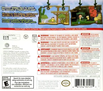 Poptropica Forgotten Islands (Usa) box cover back